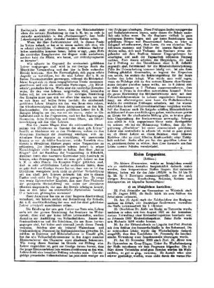 Kleine Ersparnisse : (Schluss)