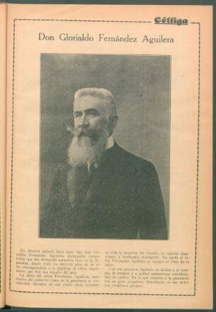 [Necrología de] Don Glorialdo Fernández Aguilera