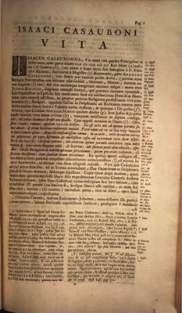Isaaci Casauboni Epistolæ, insertis ad easdem Responsionibus, quotquot hactenus reperiri potuerunt, secundum seriem temporis accurate digestæ, [1]