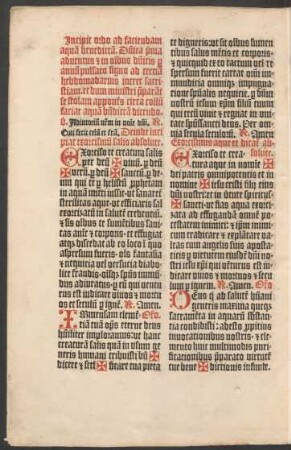 Incipit ordo ad faciendam aquam bendictam.