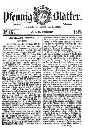 No. 117, 28. u. 29. September
