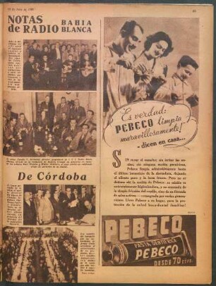 Notas de Radio Bahia Blanca [Fotografías]