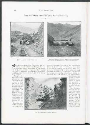 Los últimos accidentes ferroviarios