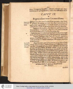 Caput IX. De Pugnantibus cum Circumcisione