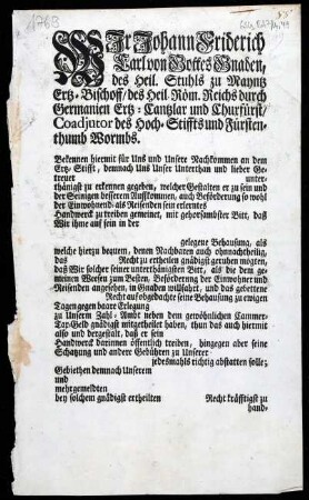 Formular einer Gewerbekonzession