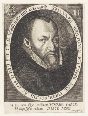 Bildnis des Johannes Wolfgang Rotenpek