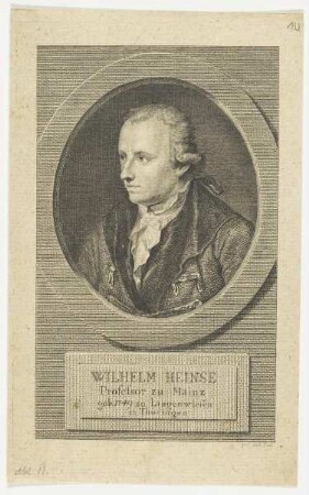 Bildnis des Wilhelm Heinse