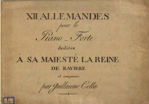 XII allemandes pour le piano-forte