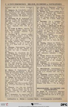 Bibliographie, Buchwesen und Enzyklopädien (Nr. 43-52)