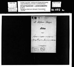 Stiegert, Georg; Schauspieler; ausgesch.: 1920