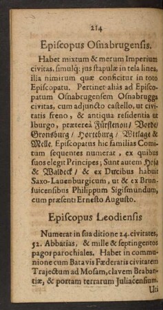 Episcopus Leodiensis.