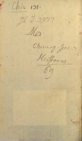 Laurentii Heisteri Moeno-Francofurtensis Med. Doct. Anatom. ac Chirurg. Prof. Publ. Altorfini De Cataracta Glaucomate Et Amaurosi Tractatio : in qua multae novae opiniones & inventa contra vulgatas Medicorum, Chirurgorum, Philosophorum, nec non, Mathematicorum sententias continentur ; Cum figur. aeneis