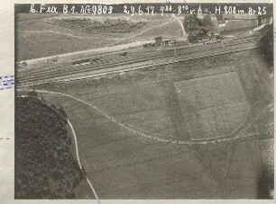 Bahnhof Allach (mit Einzeichnung) (800 m)