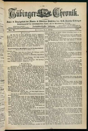101-120, 9. Februar (Nro. 26) - 14. Februar (Nro. 30)