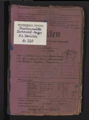 Aufruhr Beklagter: Bettenhausen, Wilhelm Beklagter: Bergmann, Wilhelm Beklagter: Schwammel, Johann