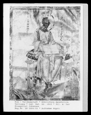 Evangeliar — Der Evangelist Johannes, Folio 4