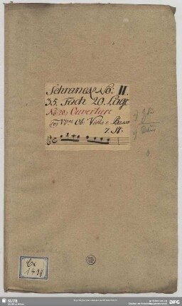 2 Suites - Mus.2-N-16,1 : vl, strings, bc, ob (2)