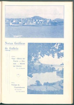 [Vista del] Paisaje de Puentedeume (La Coruña)
