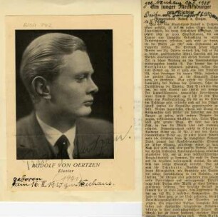 Oertzen, Rudolf von (1910-1990)