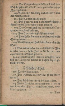 Zehender Theil.