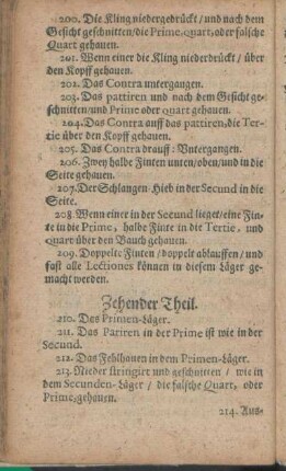 Zehender Theil.