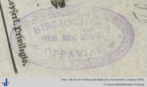 [Provenienz]: Franziskanerkloster Troppau