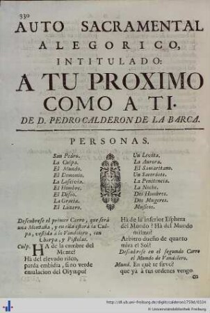 A tu Proximo como à tí.