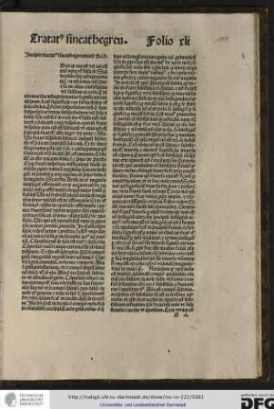 Incipit tractatus Sincathegreumatum Petri Hispani.