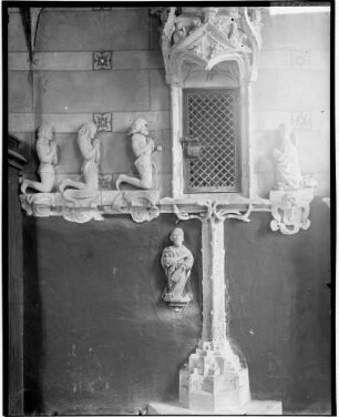 Adelsheim Jakobskirche - Ausstattung Sakramentsnische (um 1494)