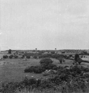 Panoramaaufnahme : Panorama der Landschaft vom Gipfel eines Berges