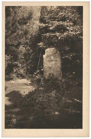 Grabstein Max Regers (1873-1916)