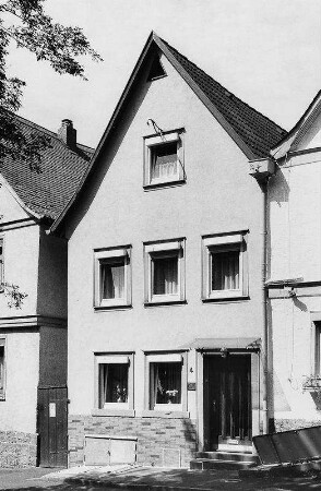 Wohnhaus, Fachwerk; Gelnhausen, Am Rain 4