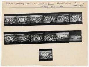 Modell: Wohnkomplex Am Tierpark/Rhinstraße. Berlin, Lichtenberg, Rummelsburger Straße/Sewanstraße (vor 1961 Triftweg, 1961-1992 Teil der Hans-Loch-Straße)/Rhinstraße (bzw. Am Tierpark?)