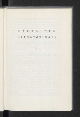 Opfer der Deportationen