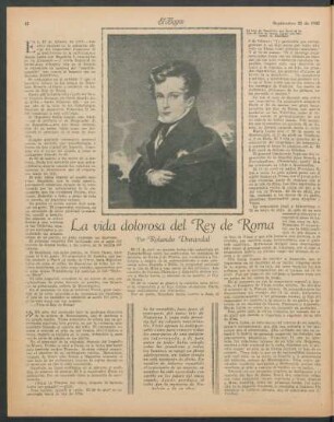La vida dolorosa del Rey de Roma