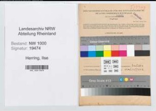 Entnazifizierung Ilse Herring, geb. 30.03.1922 (Lehrerin)
