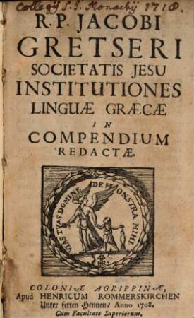 Institutiones linguae graecae