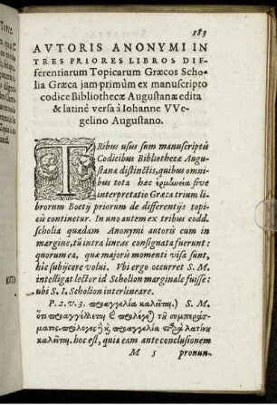 Autoris Anonymi In Tres Priores Libros Differentiarum Topicarum ...