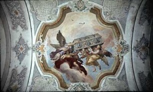 Jochgewölbe: Der Reliquienschrein eines Heiligen