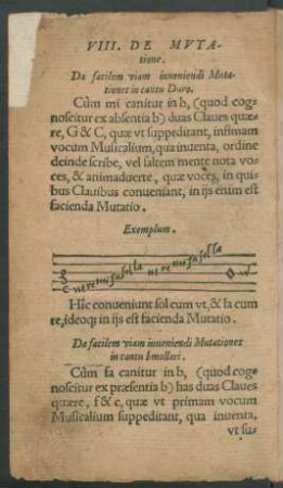 VIII. De Mutatione.