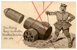 Nr. 48a: Jede Festung kriegt den Dalles, ... (Dicke Berta) (verboten)