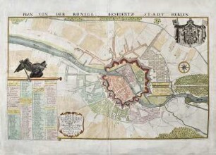 Plan von der Konigl. Residentz Stadt Berlin.