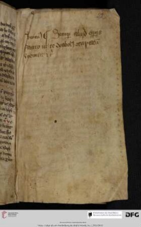 Nachträge 15. Jh., Dictum Hieronymi sowie Bibelstellen