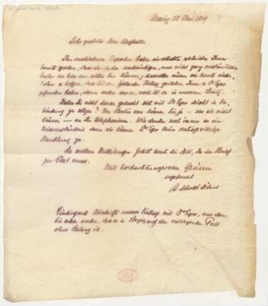 Brief an Ignaz Waghalter : 22.05.1919