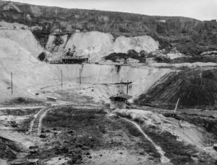 In der Sandgrube : Blick in einen Sandtagebau