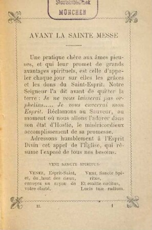 Visites à Jésus-Hostie : Par l'auteur des avis spirituels, 2