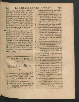 Titulus VIII. De ordine iudiciorum.