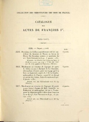 Ordonnances des rois de France, 2