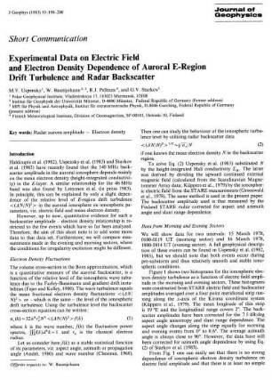 Experimental data on electric field and electron density dependence of auroral e-region drift turbulence and radar backscatter
