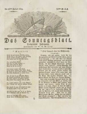 30, 1829: Stück